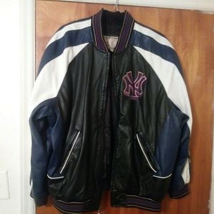 Leather Baseball Jacket